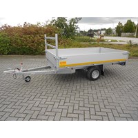 plateauaanhangwagen enkelas 750kg-2m62x1m56
